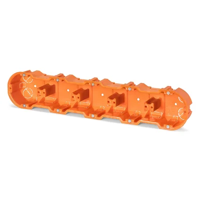 Flush-mounted box M5x60DF MULTIWALL SLIM orange