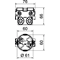 Flush-mounted box UG 66-L for hermetic electronics with a black membrane