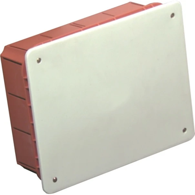 Flush-mounted box with cover 118x96x50mm