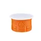 Flush-mounted box with cover Z70KF fi70mm, orange plate