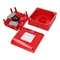 Flush-mounted fire protection button 1 NO contact 1 NC red contact