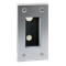 Flush-mounted housing S500 1-module 2×K45 stainless steel