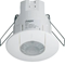 Flush-mounted IR presence detector white, matt