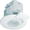 Flush-mounted KNX DALI IR presence sensor with continuous intensity control, white