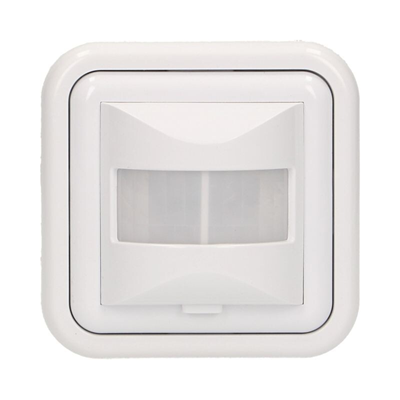 Flush-mounted motion sensor, 2 or 3 wires, 160 degrees 500W white