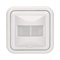 Flush-mounted motion sensor, 2 or 3 wires, 160 degrees 500W white