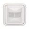 Flush-mounted motion sensor, 2 or 3 wires, 160 degrees 500W white