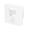 Flush-mounted motion sensor for automatic lighting control 600W IP20 white