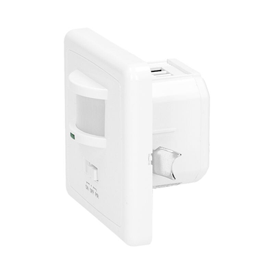 Flush-mounted motion sensor for automatic lighting control 600W IP20 white