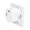 Flush-mounted motion sensor for automatic lighting control 600W IP20 white