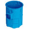 Flush-mounted serial box S60G fi60mm deep, 80mm blue