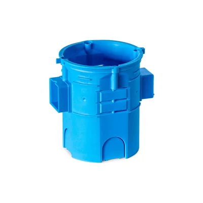 Flush-mounted serial box S60G fi60mm deep, 80mm blue