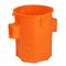 Flush-mounted serial box S60GF fi60mm deep orange