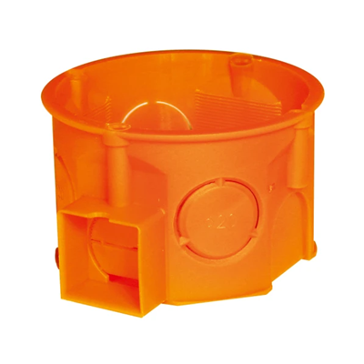 Flush-mounted serial box S60KF fi60mm, orange plate