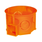 Flush-mounted serial box S60KF fi60mm, orange plate