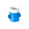 Flush-mounted serial box with screws S60Dw fi60mm deep blue