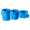 Flush-mounted serial box with screws S60Dw fi60mm deep blue