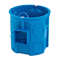 Flush-mounted serial box with screws S60Dw fi60mm deep blue