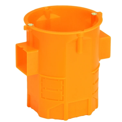 Flush-mounted serial box with screws S60GFw fi60mm deep orange