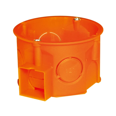 Flush-mounted serial box with screws S60KFw fi60mm, orange plate