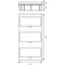 Flush-mounted switchgear RP-36 Fala (N+PE)