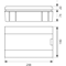 Flush-mounted switchgear SRp-12 (N+PE)