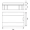 Flush-mounted switchgear SRp-12 (N+PE)