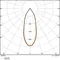Foco de riel XR DALI 30W 940 24° WT