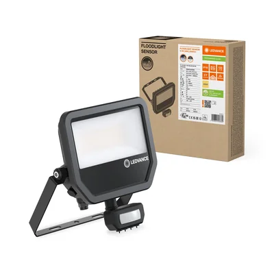 Foco FLOODLIGHT SENSOR 50 41W 6KLM 830 PS SY100 BK