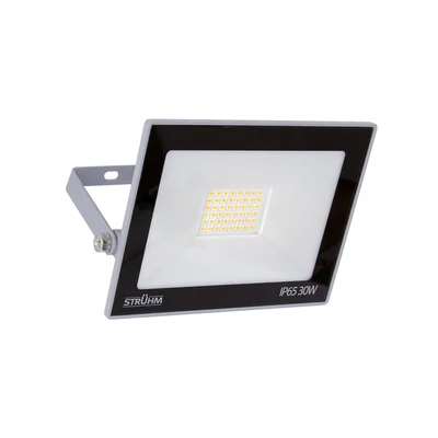 Foco LED KROMA LED de 30 W, color gris, ancho neutro.