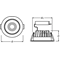 Foco LED regulable 6,5W 3000K 230V IP20
