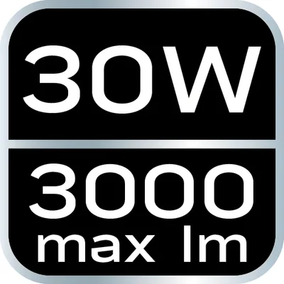 Foco LED SMD recargable de 3000 lm