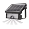 Foco solar LED LUX de 5W con sensor de movimiento, 500 lm, IP65, 4000 K, 2 x 1500 mAh, negro.