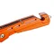 Folding knife with lock, with belt blade