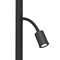 FOLIGNO Floor lamp 180cm 40W+3.5W 3000K 380lm "E27+LED integrated IP20 black