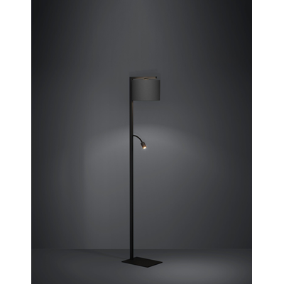 FOLIGNO Floor lamp 180cm 40W+3.5W 3000K 380lm "E27+LED integrated IP20 black