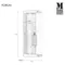 FORUM Chrome wall lamp