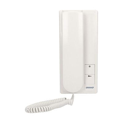 FOSSA INTERCOM Single-family flush-mounted intercom set with intercom, white