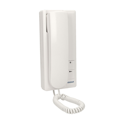 FOSSA INTERCOM Single-family flush-mounted intercom set with intercom, white