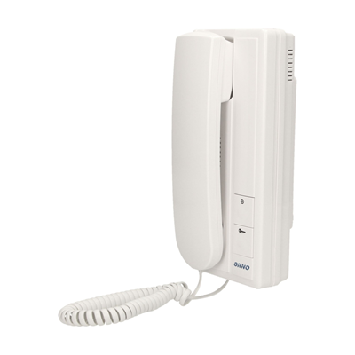FOSSA INTERCOM Single-family flush-mounted intercom set with intercom, white