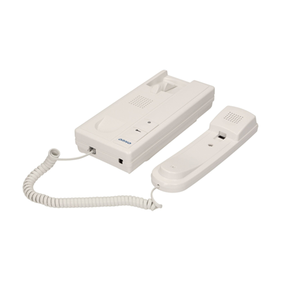 FOSSA INTERCOM Single-family flush-mounted intercom set with intercom, white