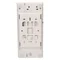 FOSSA Single-family intercom set, flush-mounted, white