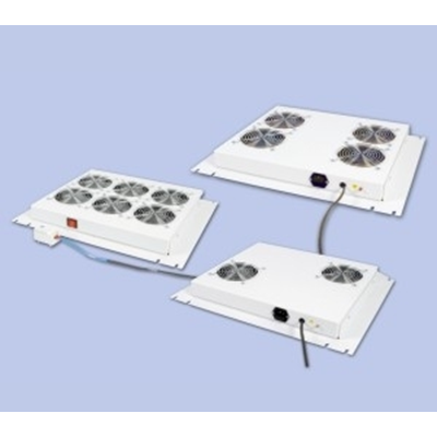 Four-fan ventilation panel