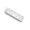 Four-way socket without grounding