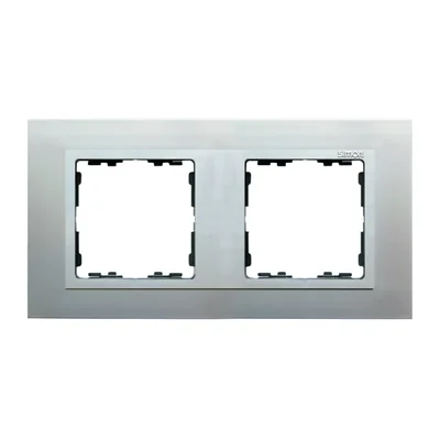 Frame 2x aluminum / intermediate frame aluminum mat