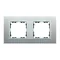Frame 2x aluminum / intermediate frame aluminum mat