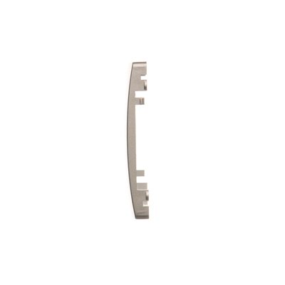 Frame end cap for snap fastening to the frame, satin (metallic)