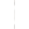 Frame end cap for snap fastening to the frame, satin (metallic)