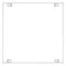 Frame for LED panel 60x60cm, screwless ZR9034