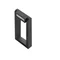 FRAME Lámpara de pie 8W LED 800lm 3000K IP54 gris